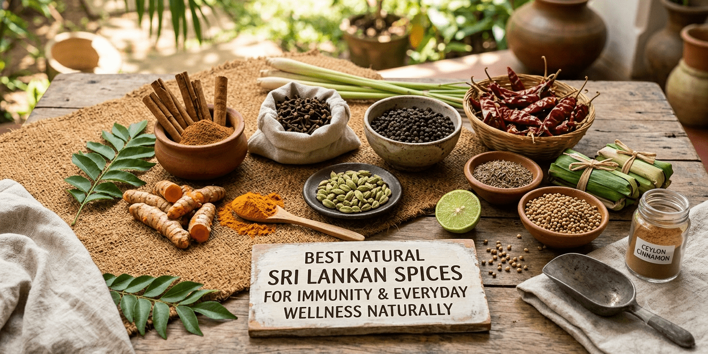 Best Natural Sri Lankan Spices for Immunity and Everyday Wellness Naturally